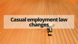 Changes to casual employment laws